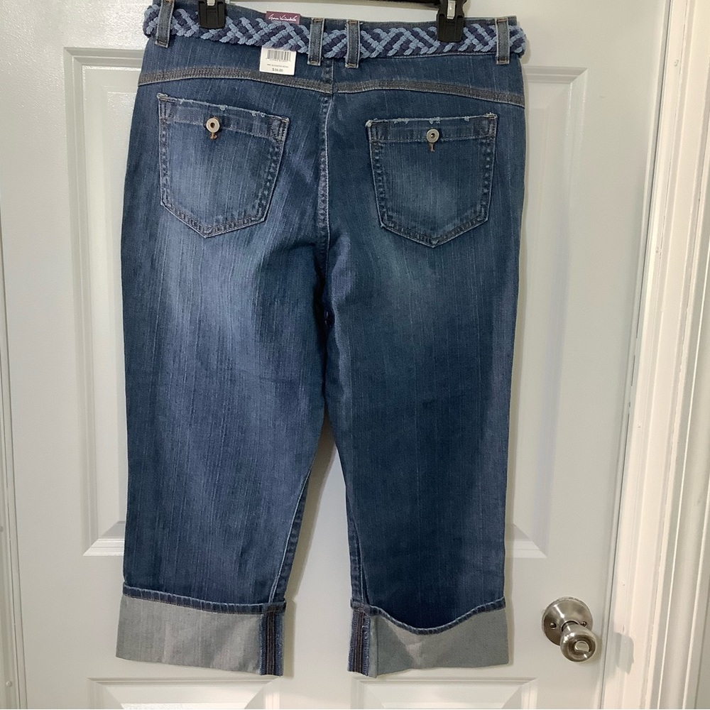 Gloria Vanderbilt Dark Blue Ankle Jeans size 10 . NWT - Picture 5 of 11
